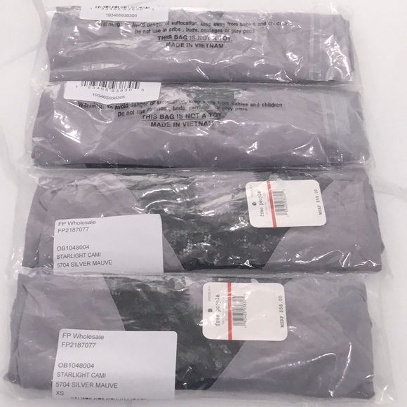 Free People Cami Silver Mauve Top XSmall NWT - Picture 3 of 14